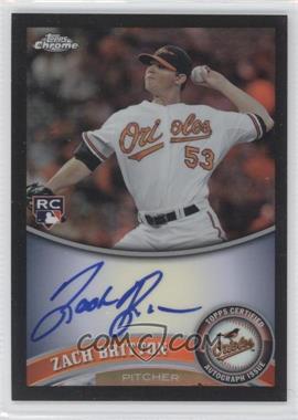 2011 Topps Chrome - [Base] - Rookie Autographs Black Refractor #216 - Zach Britton /100