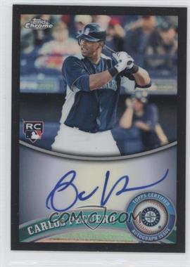 2011 Topps Chrome - [Base] - Rookie Autographs Black Refractor #219 - Carlos Peguero /100