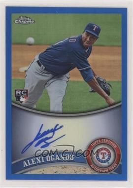 2011 Topps Chrome - [Base] - Rookie Autographs Blue Refractor #188 - Alexi Ogando /199