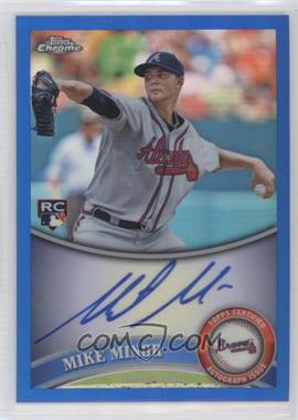 2011 Topps Chrome - [Base] - Rookie Autographs Blue Refractor #217 - Mike Minor /199