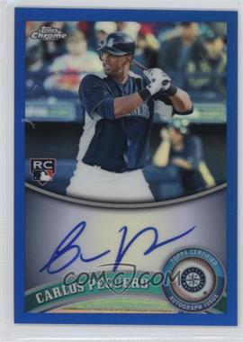 2011 Topps Chrome - [Base] - Rookie Autographs Blue Refractor #219 - Carlos Peguero /199