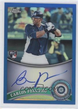 2011 Topps Chrome - [Base] - Rookie Autographs Blue Refractor #219 - Carlos Peguero /199