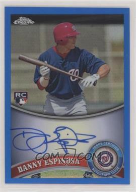 2011 Topps Chrome - [Base] - Rookie Autographs Blue Refractor #33 - Danny Espinosa /199 [EX to NM]