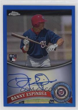 2011 Topps Chrome - [Base] - Rookie Autographs Blue Refractor #33 - Danny Espinosa /199