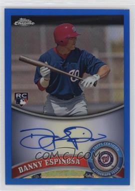 2011 Topps Chrome - [Base] - Rookie Autographs Blue Refractor #33 - Danny Espinosa /199