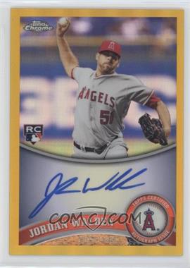 2011 Topps Chrome - [Base] - Rookie Autographs Gold Refractor #183 - Jordan Walden /50