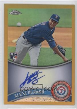 2011 Topps Chrome - [Base] - Rookie Autographs Gold Refractor #188 - Alexi Ogando /50