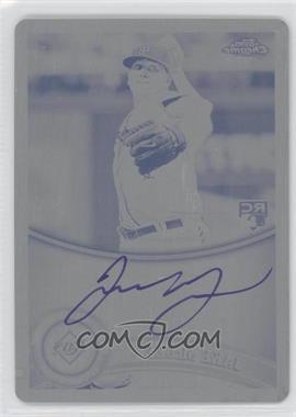 2011 Topps Chrome - [Base] - Rookie Autographs Printing Plate Black #181 - Jake McGee /1