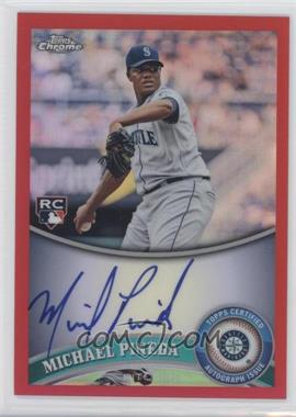 2011 Topps Chrome - [Base] - Rookie Autographs Red Refractor #174 - Michael Pineda /25