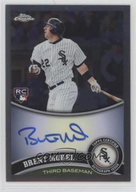 2011 Topps Chrome - [Base] - Rookie Autographs #214 - Brent Morel