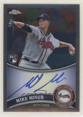 2011 Topps Chrome - [Base] - Rookie Autographs #217 - Mike Minor [EX to NM]