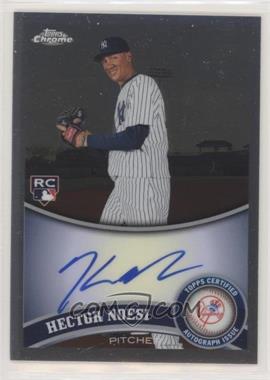 2011 Topps Chrome - [Base] - Rookie Autographs #218 - Hector Noesi [EX to NM]
