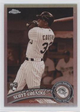 2011 Topps Chrome - [Base] - Sepia Refractor #187 - Scott Cousins /99