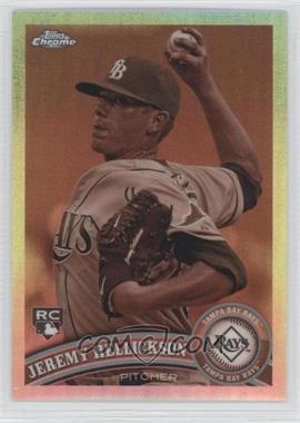 2011 Topps Chrome - [Base] - Sepia Refractor #200 - Jeremy Hellickson /99