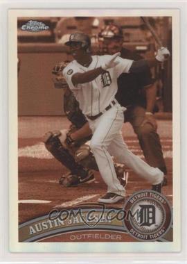 2011 Topps Chrome - [Base] - Sepia Refractor #28 - Austin Jackson /99 [Good to VG‑EX]