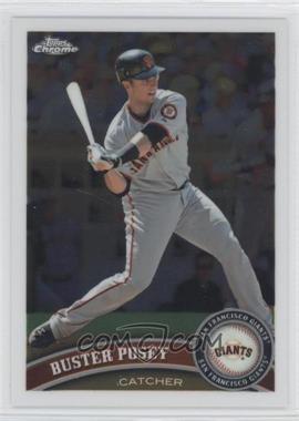 2011 Topps Chrome - [Base] #1 - Buster Posey