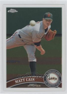 2011 Topps Chrome - [Base] #132 - Matt Cain