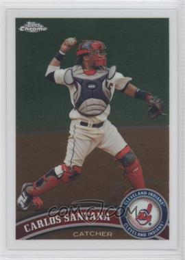 2011 Topps Chrome - [Base] #53 - Carlos Santana