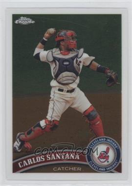 2011 Topps Chrome - [Base] #53 - Carlos Santana