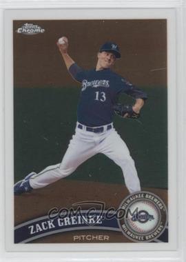 2011 Topps Chrome - [Base] #6 - Zack Greinke