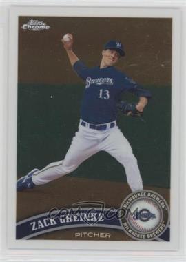 2011 Topps Chrome - [Base] #6 - Zack Greinke [EX to NM]