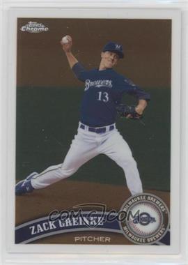 2011 Topps Chrome - [Base] #6 - Zack Greinke