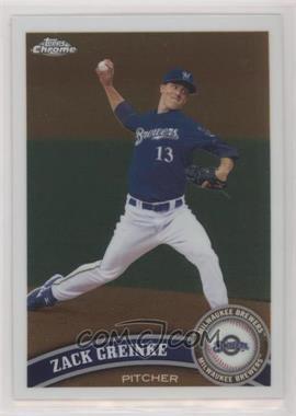 2011 Topps Chrome - [Base] #6 - Zack Greinke [EX to NM]