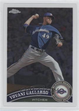 2011 Topps Chrome - [Base] #61 - Yovani Gallardo