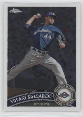 2011 Topps Chrome - [Base] #61 - Yovani Gallardo