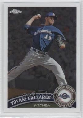 2011 Topps Chrome - [Base] #61 - Yovani Gallardo