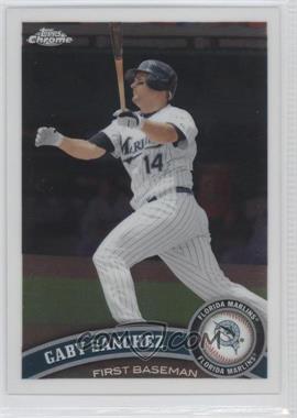 2011 Topps Chrome - [Base] #89 - Gaby Sanchez