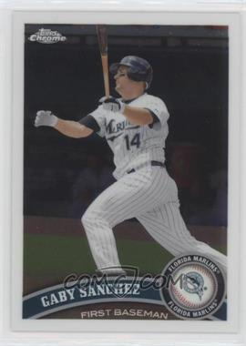 2011 Topps Chrome - [Base] #89 - Gaby Sanchez