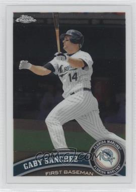 2011 Topps Chrome - [Base] #89 - Gaby Sanchez