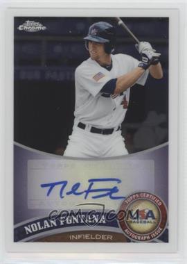 2011 Topps Chrome - Redemption USA Baseball Collegiate National Team - Autographs #USABB6 - Nolan Fontana