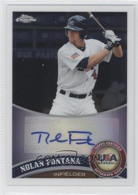 2011 Topps Chrome - Redemption USA Baseball Collegiate National Team - Autographs #USABB6 - Nolan Fontana