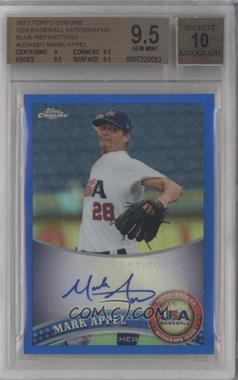 2011 Topps Chrome - Redemption USA Baseball Collegiate National Team - Blue Refractor Autographs #USABB1 - Mark Appel /99 [BGS 9.5 GEM MINT]