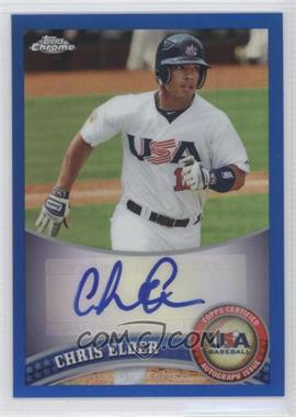 2011 Topps Chrome - Redemption USA Baseball Collegiate National Team - Blue Refractor Autographs #USABB4 - Chris Elder /99