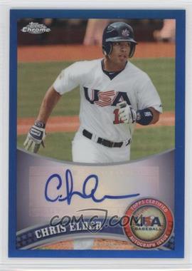 2011 Topps Chrome - Redemption USA Baseball Collegiate National Team - Blue Refractor Autographs #USABB4 - Chris Elder /99