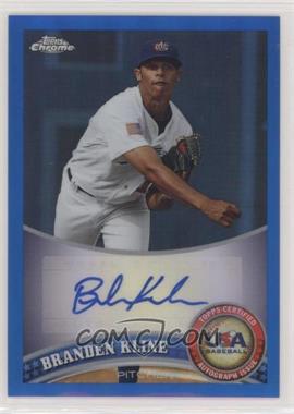 2011 Topps Chrome - Redemption USA Baseball Collegiate National Team - Blue Refractor Autographs #USABB9 - Branden Kline /99