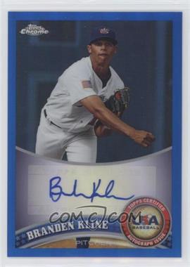 2011 Topps Chrome - Redemption USA Baseball Collegiate National Team - Blue Refractor Autographs #USABB9 - Branden Kline /99