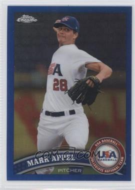 2011 Topps Chrome - Redemption USA Baseball Collegiate National Team - Blue Refractor #USABB1 - Mark Appel /499