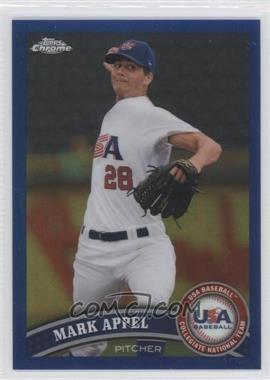 2011 Topps Chrome - Redemption USA Baseball Collegiate National Team - Blue Refractor #USABB1 - Mark Appel /499