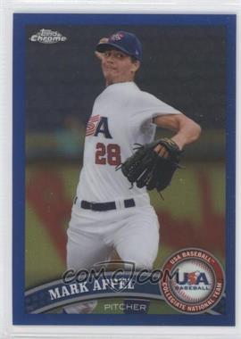 2011 Topps Chrome - Redemption USA Baseball Collegiate National Team - Blue Refractor #USABB1 - Mark Appel /499