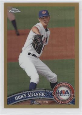 2011 Topps Chrome - Redemption USA Baseball Collegiate National Team - Gold Refractor #USABB14 - Hoby Milner /50