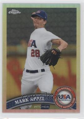 2011 Topps Chrome - Redemption USA Baseball Collegiate National Team - Refractor #USABB1 - Mark Appel /999