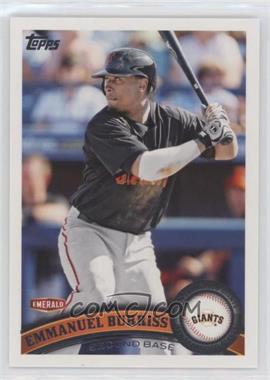 2011 Topps Emerald Nuts San Francisco Giants - [Base] #SFG16 - Emmanuel Burriss