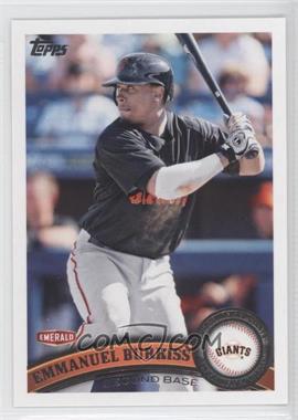 2011 Topps Emerald Nuts San Francisco Giants - [Base] #SFG16 - Emmanuel Burriss