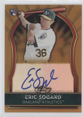 2011 Topps Finest - [Base] - Gold Refractor Rookie Autographs #93.2 - Eric Sogard /75