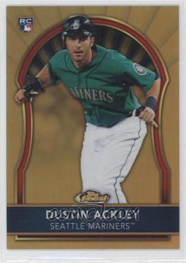 2011 Topps Finest - [Base] - Gold Refractor #76 - Dustin Ackley /50