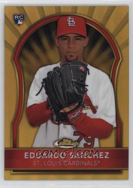 2011 Topps Finest - [Base] - Gold Refractor #99 - Eduardo Sanchez /50